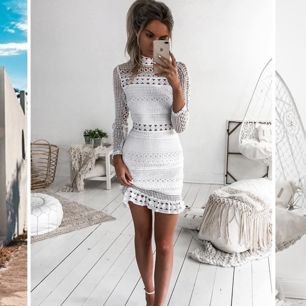 Riverdale Dress- White